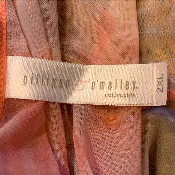 Sheer Floral Pink Cami 70s Style Camisole 2XL - Picture 6 of 7